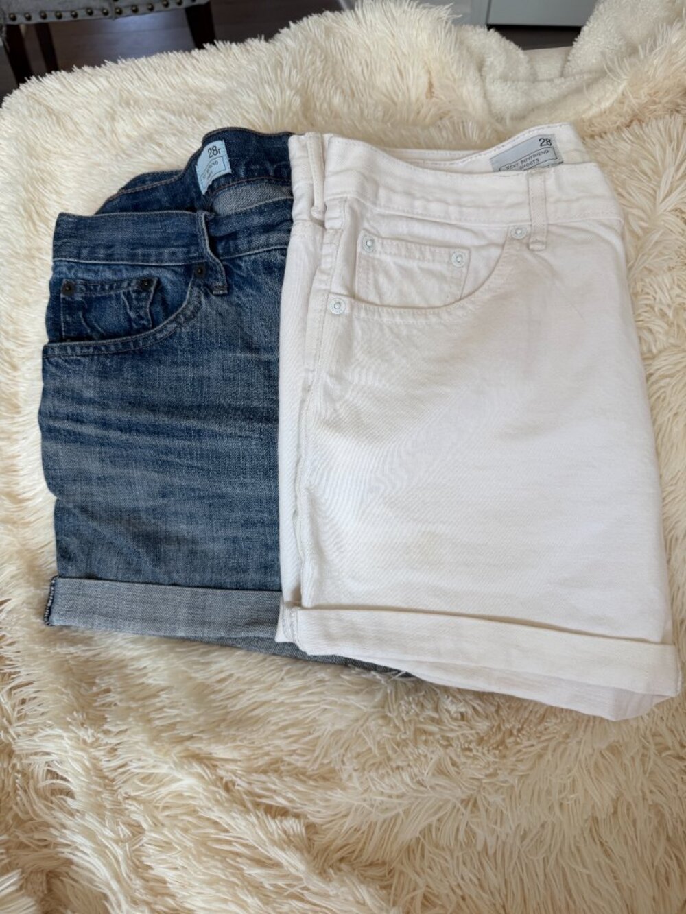 GAP Sexy Boyfriend Shorts Size 28 - 2 pairs